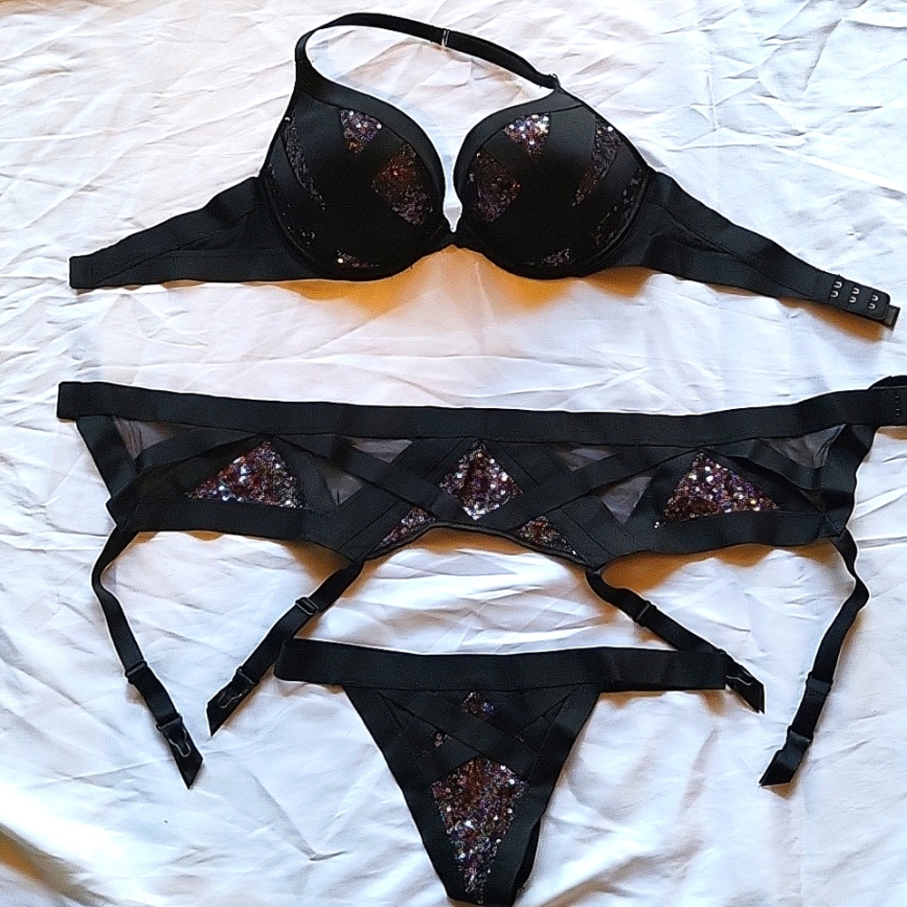 Very sexy and sparkly lingerie from Victoria's secret